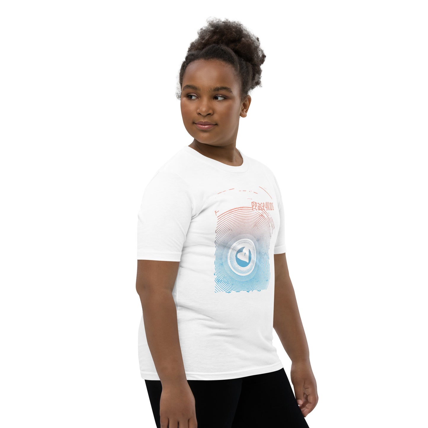 Heart Swirl Youth Short Sleeve Unisex T-Shirt