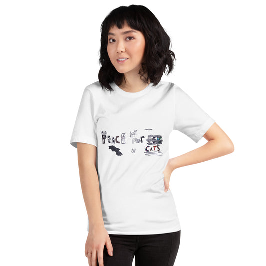Peace4Cats Unisex t-shirt